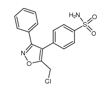 4-[5-chloromethyl-3-phenylisoxazol-4-yl]benzenesulfonamide