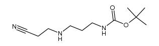 N1-tert-butoxycarbonyl-N3-(2-cyanoethyl)-1,3-propanediamine