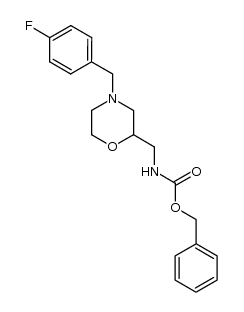 2-benzyloxycarbonylaminomethyl-4-(4-fluorobenzyl)morpholine