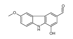 1-羟基-6-甲氧基-9H-咔唑-3-甲醛对照品(标准品) | 182261-94-5