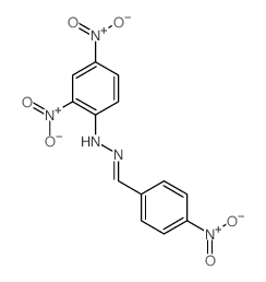 2,4-dinitro-N-[(E)-(4-nitrophenyl)methylideneamino]aniline