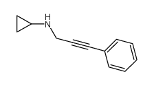 n(3-苯-2-丙炔-1-基)环丙胺 1hcl