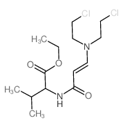 ethyl 2-[[(E)-3-[bis(2-chloroethyl)amino]prop-2-enoyl]amino]-3-methylbutanoate