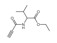 N-Propioloyl-DL-valin-aethylester