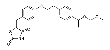 5-(4-(2-(5-(1-(Methoxymethoxy)ethyl)pyridin-2-yl)ethoxy)benzyl)thiazolidine-2,4-dione