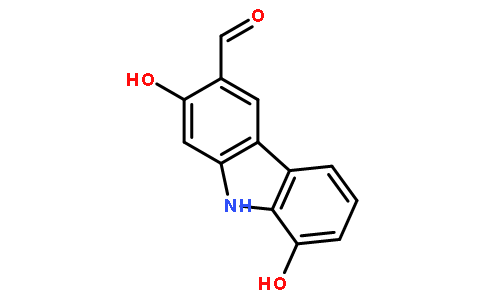 2,8-二羟基-9H-咔唑-3-甲醛对照品(标准品) | 187110-72-1