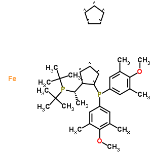 (R)-1-[(SP)-2-[双(4-甲氧基-3,5-二甲基苯基)膦]二茂铁基}乙基二叔丁基膦