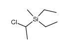 1-chloroethyl-methyldiethylsilane