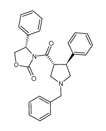 (S)-3-((3R,4S)-1-benzyl-4-phenyl-pyrrolidine-3-carbonyl)-4-phenyl-oxazolidin-2-one