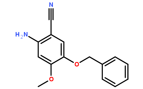 2-氨基-4-甲氧基-5-(苄氧基)苯腈