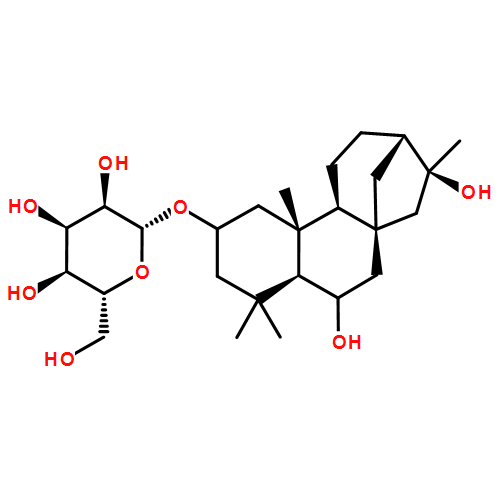 2-O-beta-D-吡喃阿洛糖甙-2,6,16-贝壳杉烷三醇对照品(标准品) | 195735-16-1