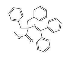 N-[1-(methoxycarbonyl)-1-benzyl-2-phenylethyl]benzophenone imine