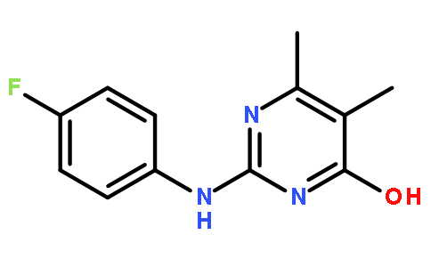 4-羥基-2-(4-氟苯胺)-5,6-二甲基嘧啶