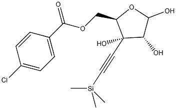 5-o-(对氯苯甲酰)-3-c-(2-三甲基甲硅烷基乙炔基)-d-呋喃核糖