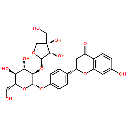 甘草苷元-7-O-D-芹糖-4'-O-D-葡萄糖苷