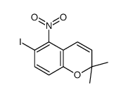 6-iodo-2,2-dimethyl-5-nitrochromene