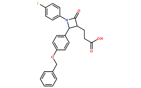 (3R,4S)-1-(4-氟苯基)-2-氧代-4-[4-(芐氧基)苯基]-3-氮雜環(huán)丁烷丙酸