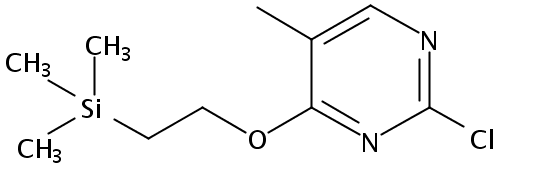 2-chloro-5-methyl-4-(2-trimethylsilanyl-ethoxy)-pyrimidine