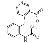 N-[2-(3-nitropyridin-4-yl)sulfanylphenyl]acetamide