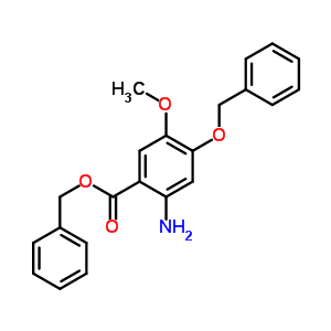 2-氨基-4-(芐氧基)-5-甲氧基苯甲酸芐酯