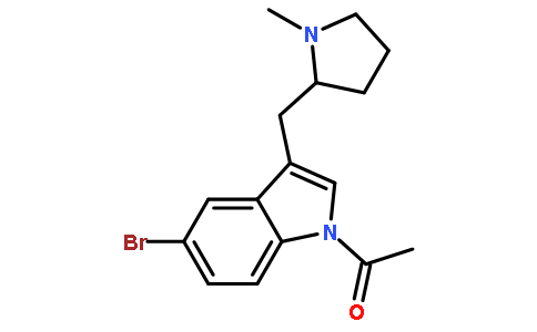 (R)-N-乙酰基-5-溴-3-(N-甲基吡咯烷-2-基甲基)-1H-吲哚