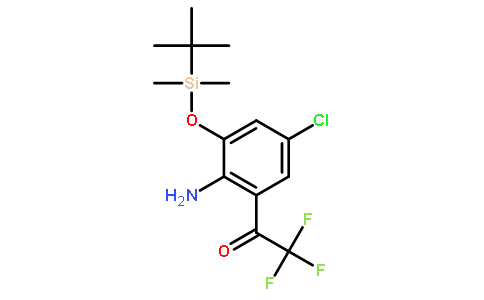 4-氯-2-三氟乙酰基-6-(叔丁基二甲基甲硅烷基氧基)苯胺