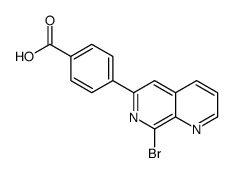 6-(4-羧基苯基)-8-溴-1,7-萘啶