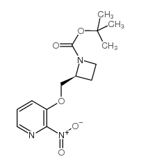 1-AZETIDINECARBOXYLIC ACID, 2-[[[2-NITRO-3-PYRIDINYL]OXY]METHYL]-, 1,1-DIMETHYLETHYL ESTER, (2S)