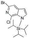 5-溴-7-氯-1-(三異丙基甲硅烷基)-1H-吡咯并[2,3-C]吡啶