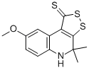 8-甲氧基-4,4-二甲基-4,5-二氫-1H-[1,2]二硫雜環(huán)戊二烯并[3,4-C]喹啉-1-硫酮