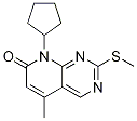 8-環(huán)戊基-5-甲基-2-甲硫基-8H-吡啶并[2,3-D]嘧啶-7-酮