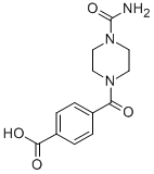 4-(4-氨基甲酰基哌嗪-1-羰基)苯酸