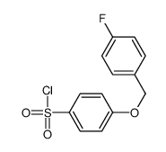 4-[(4-fluorophenyl)methoxy]benzenesulfonyl chloride