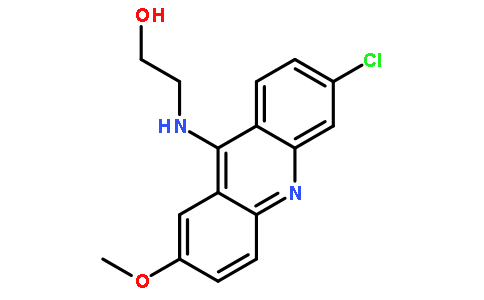 2-[(6-chloro-2-methoxyacridin-9-yl)amino]ethanol