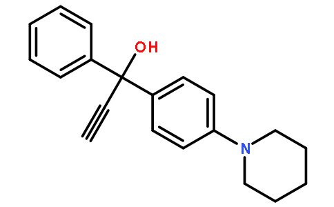 1-苯基-1-[4-(1-哌啶基)苯基]-2-丙炔-1-醇