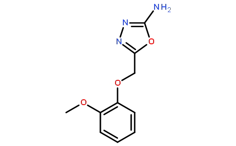 5-[(2-methoxyphenoxy)methyl]-1,3,4-oxadiazol-2-amine