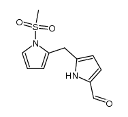 5-((1-(methylsulfonyl)-1H-pyrrol-2-yl)methyl)-1H-pyrrole-2-carbaldehyde