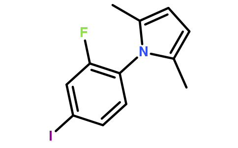 1-(2-fluoro-4-iodophenyl)-2,5-dimethylpyrrole