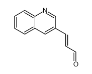 3-quinolin-3-ylprop-2-enal
