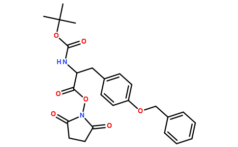 叔丁氧羰基-O-苄基-L-酪氨酸-琥珀酰亚胺酯