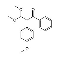 3,3-dimethoxy-2-(4-methoxyphenyl)-1-phenylpropan-1-one