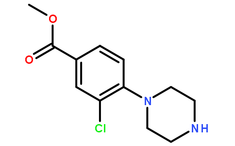 3-氯-4-(1-哌嗪基)苯甲酸甲酯