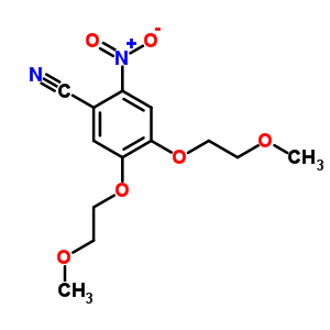 4,5-双(2-甲氧基乙氧基)-2-硝基苯甲腈