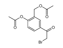 1-{4-(乙酰氧基)-3-[(乙酰氧基)甲基]苯基}-2-溴乙酮