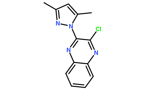 2-氯-3-(3,5-二甲基-1H-吡唑-1-基)喹喔啉 170650