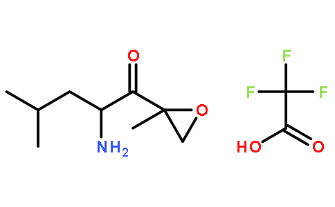(2S)-2-氨基-4-甲基-1-[(2R)-2-甲基环氧乙烷基]-1-戊酮三氟乙酸盐