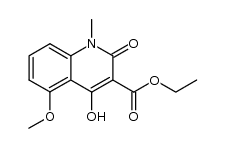 4-羟基-5-甲氧基-1-甲基-2-氧代-1,2-二氢喹啉-3-羧酸乙酯