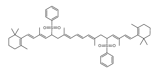 11,20-dibenzenesulfonyl-11,12,19,20-tetrahydro-β-carotene
