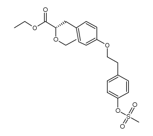 (S)-2-乙氧基-3-[4-(2-{4-甲烷磺酰氧基苯基}乙氧基)苯基]丙酸乙酯