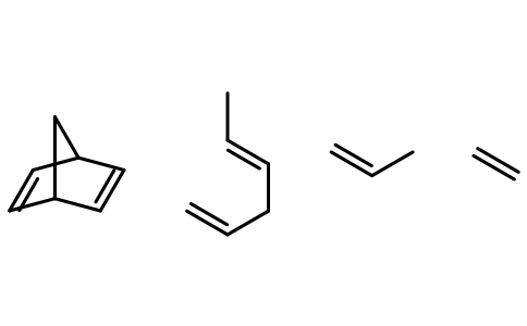 2.1-2,5-庚二烯与乙烯,1,4-己二烯和1-丙烯的聚合物